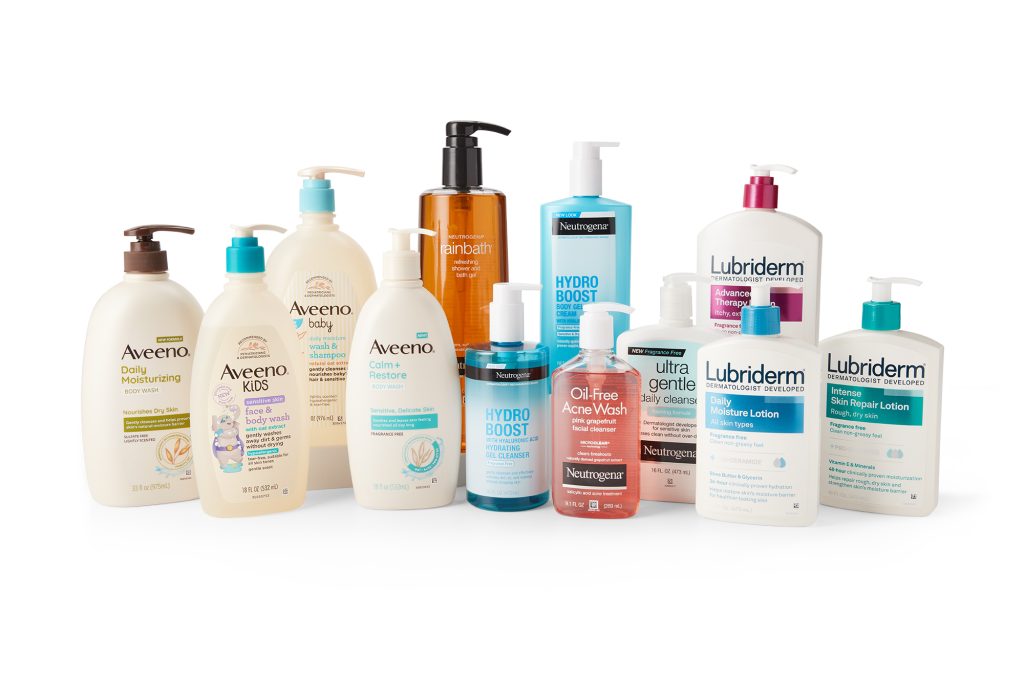 Aveeno, Lubriderm, Neutrogena